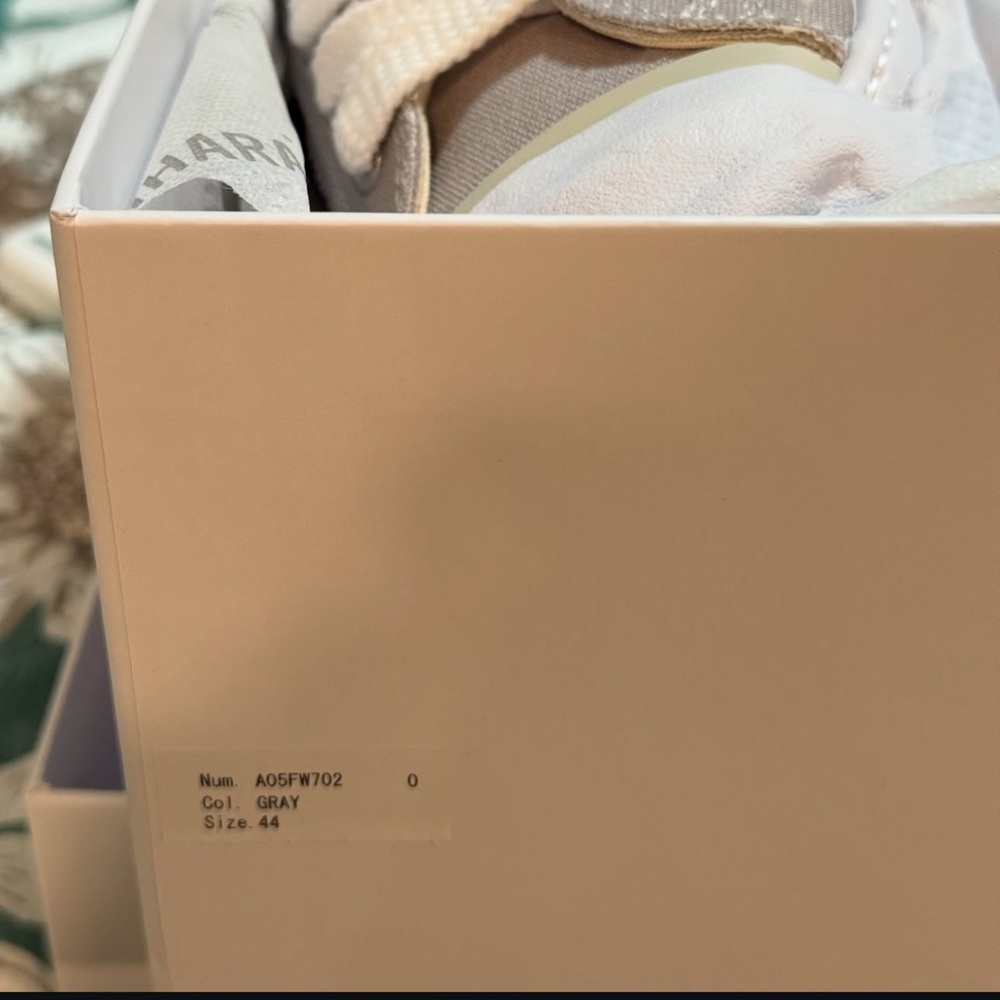 Gray Sneakers in Box